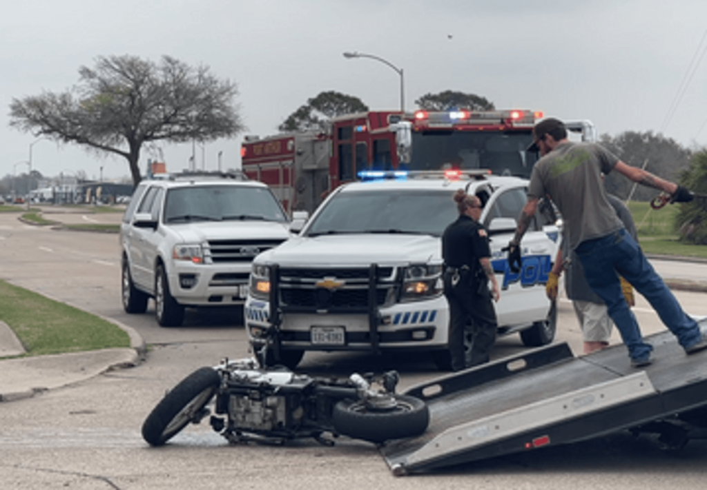 Motorcycle driver injured in collision with SUV - KFDM-TV News