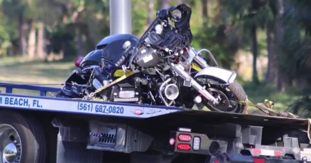 Deputy expected to recover after crashing motorcycle on I-95 during Trump motorcade - WPTV News Channel 5 West Palm
