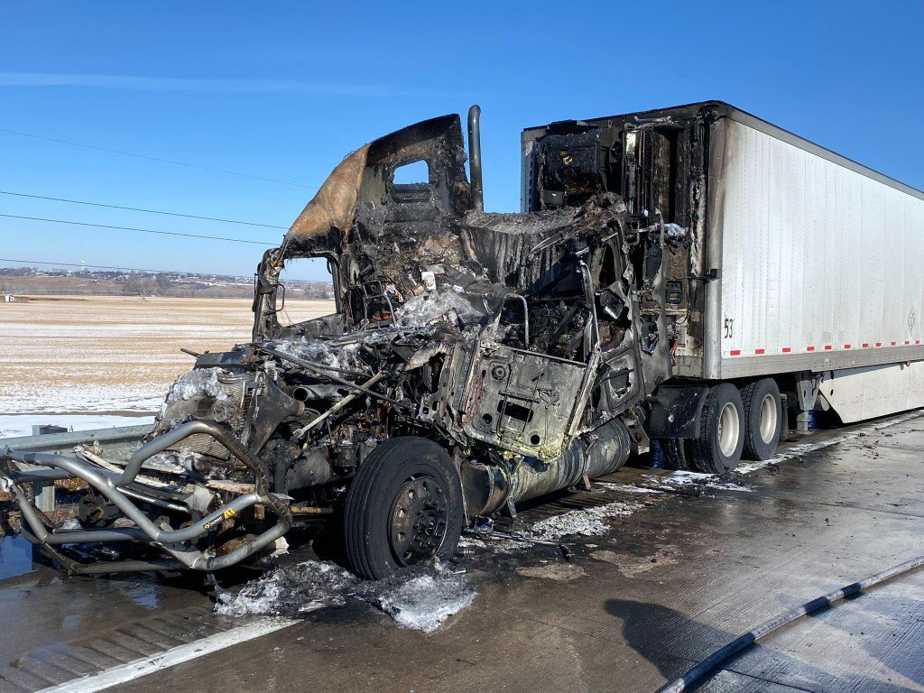 I-76 westbound near Fort Morgan closed after hit-and-run crash causes truck fire - The Denver Post
