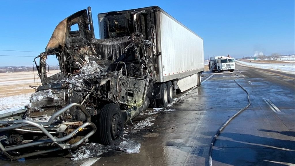 Part of I-76 westbound closed due to hit-and-run, truck fire - 9News.com KUSA