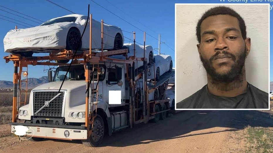 Arizona man just released from prison steals truck hauling Corvettes because he needed a ride home : sheriff - Fox News