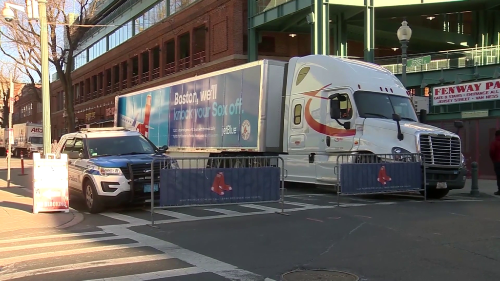 Red Sox equipment truck headed to Fort Myers for spring training - WCVB Boston