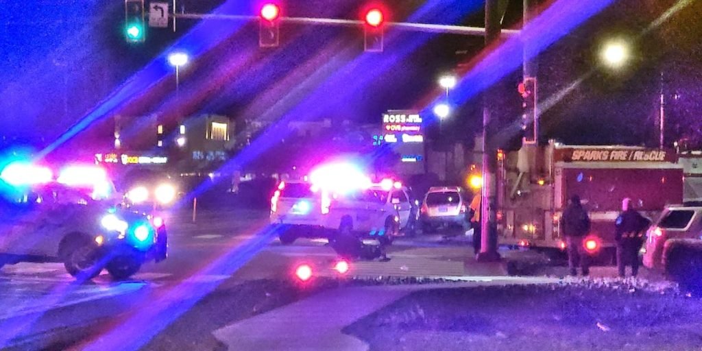 Prater-McCarran intersection reopens after injury crash involving a motorcycle - KOLO