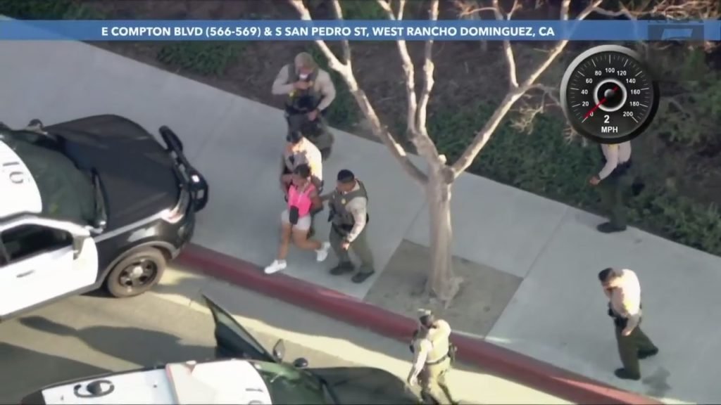 Woman arrested after stealing U-Haul truck, leading deputies in pursuit - KTLA Los Angeles