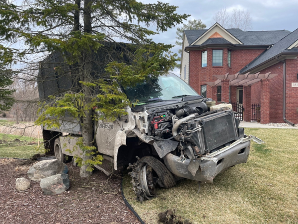 Man Crashes Stolen Tree Trimming Truck in Brighton Township - WHMI