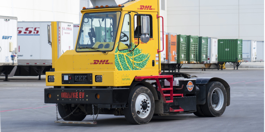 DHL puts 50 Orange EV yard trucks to work, plans to add 50 more - Electrek