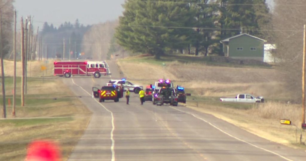 2 women killed in fiery crash between UTV, pickup truck in Benton County - CBS Minnesota