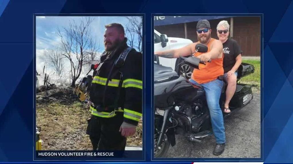 Hudson firefighter dies after Waterloo motorcycle crash - KCCI Des Moines