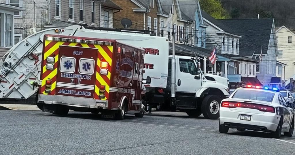 Person hit by garbage truck in Nesquehoning | Poconos and Coal Region | wfmz.com - 69News WFMZ-TV