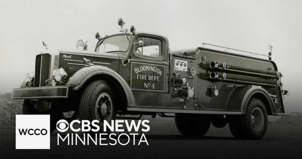 Retired Bloomington firefighters re-discover old truck on Facebook - CBS Minnesota