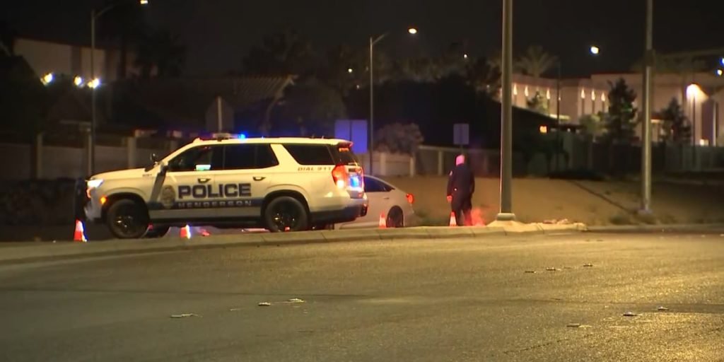 1 dead, 1 injured after motorcycle jumps curb in Henderson - Fox 5 Las Vegas