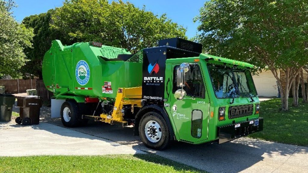Plano becomes first city in North Texas to implement all-electric trash truck - NBC DFW