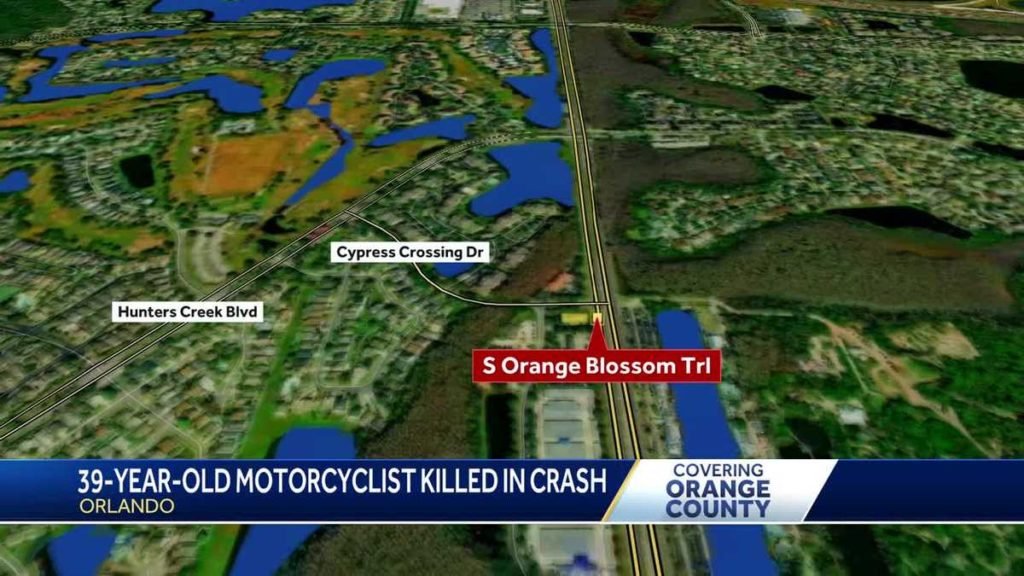 Motorcyclist killed in early morning crash on Orange Blossom Trail - WESH 2 Orlando