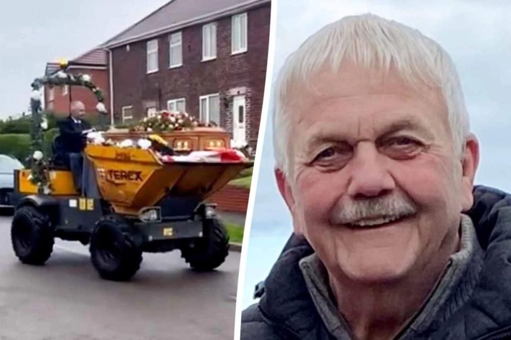 Dad who told family to 'stick him in dumper truck' at funeral has request come true - New York Post