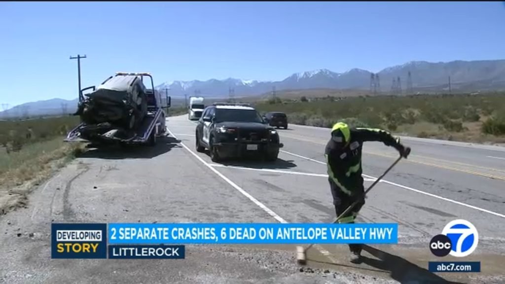 6 dead in separate crashes on same stretch of Pearblossom Highway in Littlerock area - KABC-TV