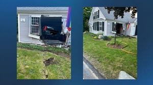 Crews respond to a pickup truck that barreled through Norwell home - Yahoo! Voices