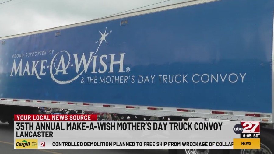 Hundreds participate in 35th Make-A-Wish truck convoy - Yahoo! Voices
