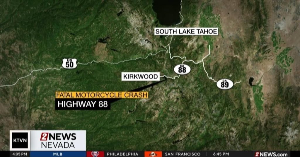 One Dead, One Hospitalized After Motorcycle Crash Near South Lake Tahoe - KTVN