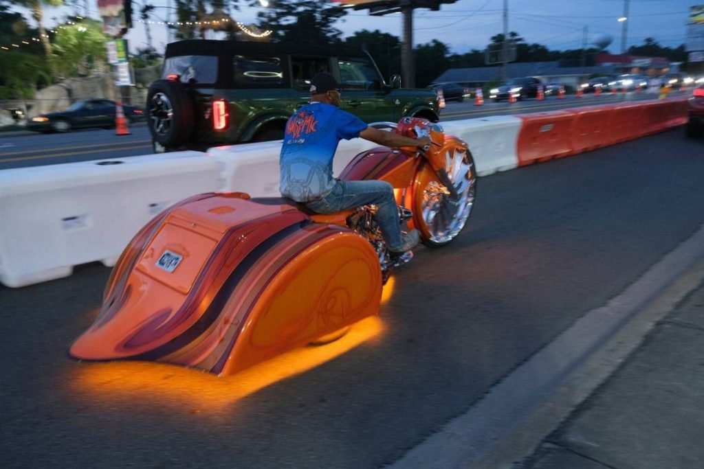 Custom-painted, stereo-covered motorcycles are in at Black Bike Week. Take a look here - AOL