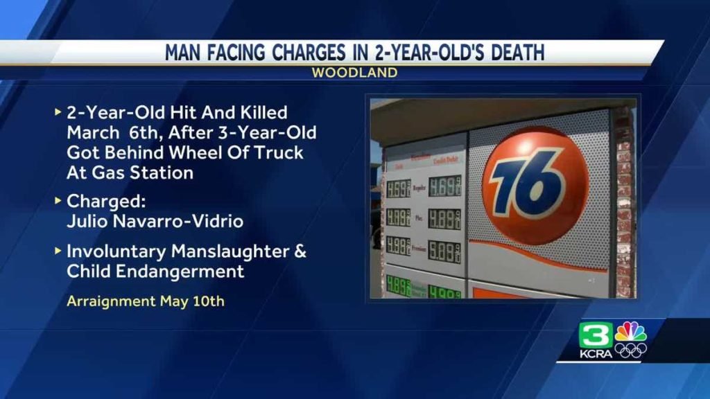 Charges filed against Woodland man in connection with child killed by truck with toddler behind wheel - KCRA Sacramento