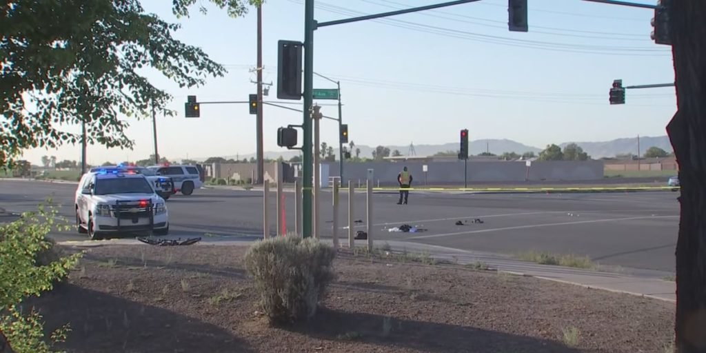 Man hospitalized after being struck by semi-truck in Phoenix - Arizona's Family