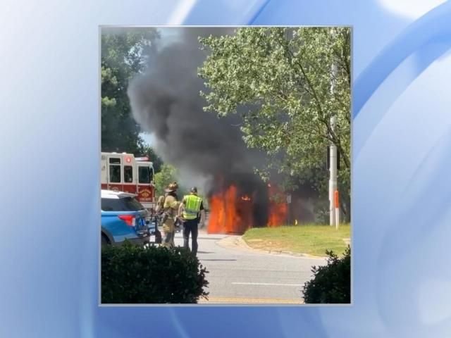 Caught on cam: Garbage truck fire blocks Spring Forest Road in Raleigh - WRAL News