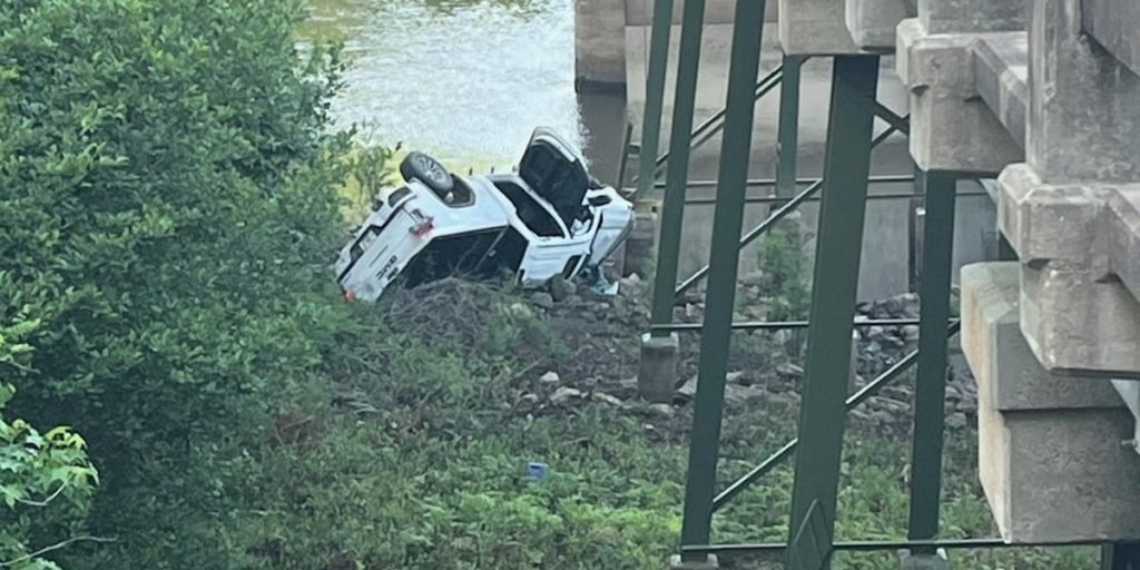A Marianna woman has serious injuries after running her truck off Bridge. - WJHG