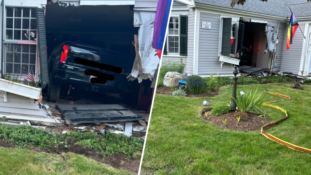 ‘Heartbreaking': Pickup truck crashes into centuries-old Norwell house - NBC Boston