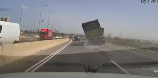 WILD VIDEO: Truck Flips, Dumps Thousands of Potatoes on Israeli Highway - VINNews