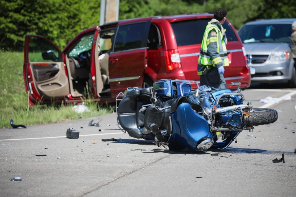 Minivan-motorcycle crash in Woodstock: 2 critically wounded, 1 hospitalized - FOX 32 Chicago