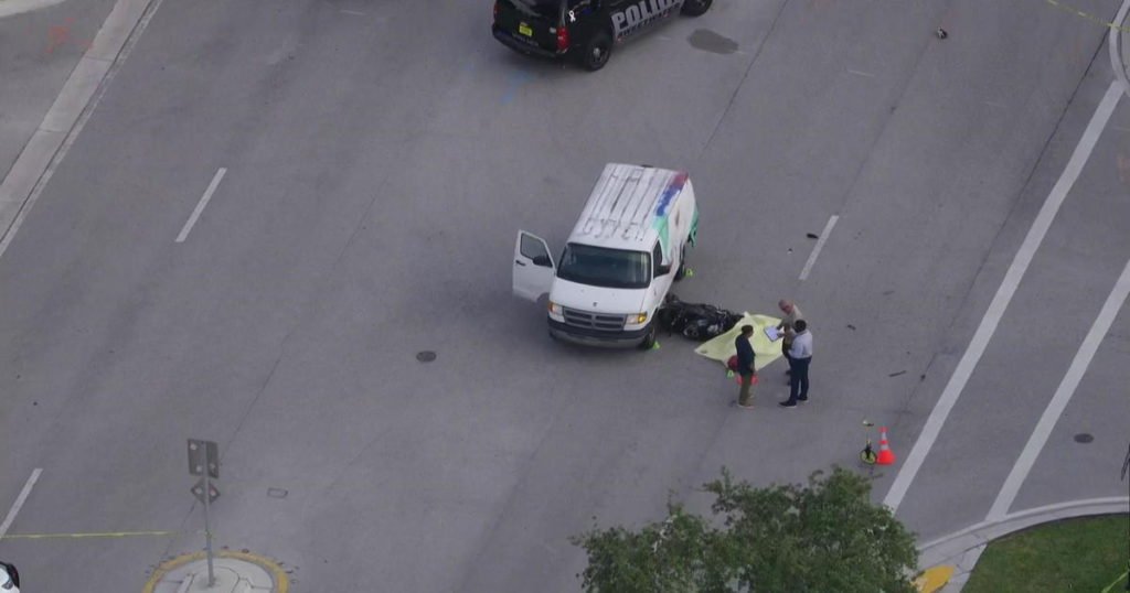 Fatal motorcycle crash under investigation in NW Miami-Dade - CBS News