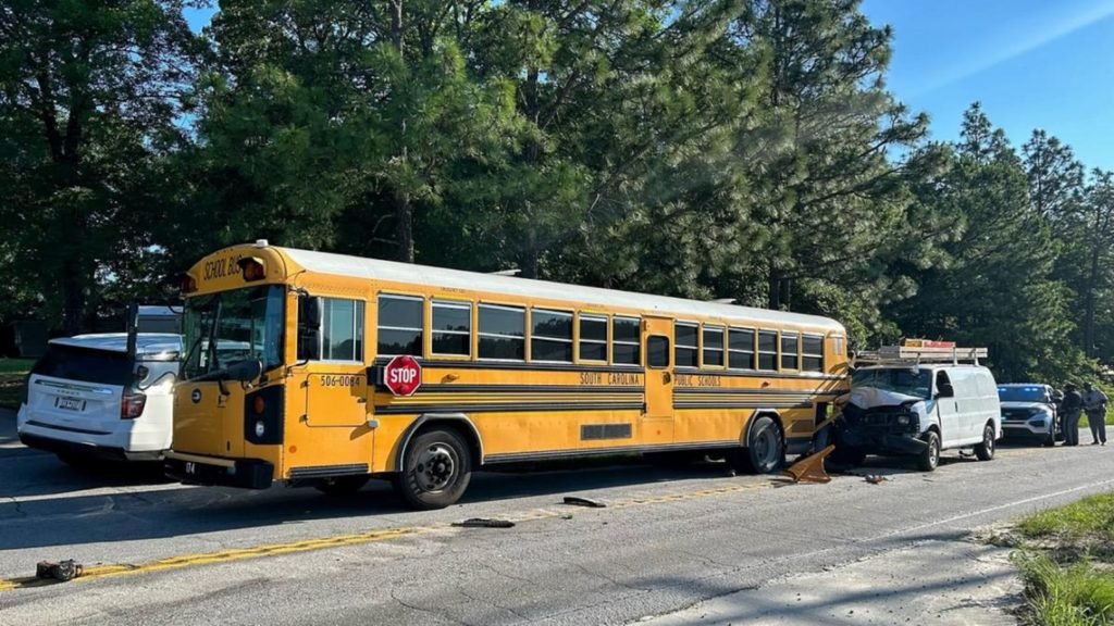 School bus, motorcycle accident results in one death - WLTX.com
