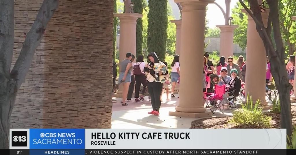 Hello Kitty Cafe truck arrives in Roseville - CBS Sacramento