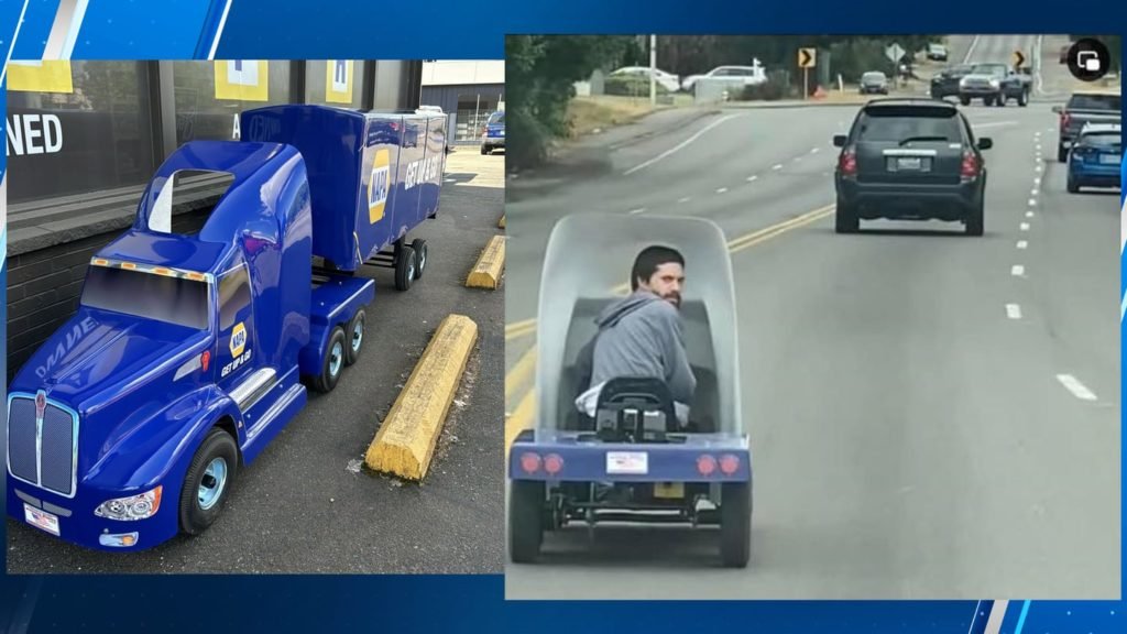 Have you seen this man? Mini-semi truck stolen, driven away in Lakewood - KIRO Seattle
