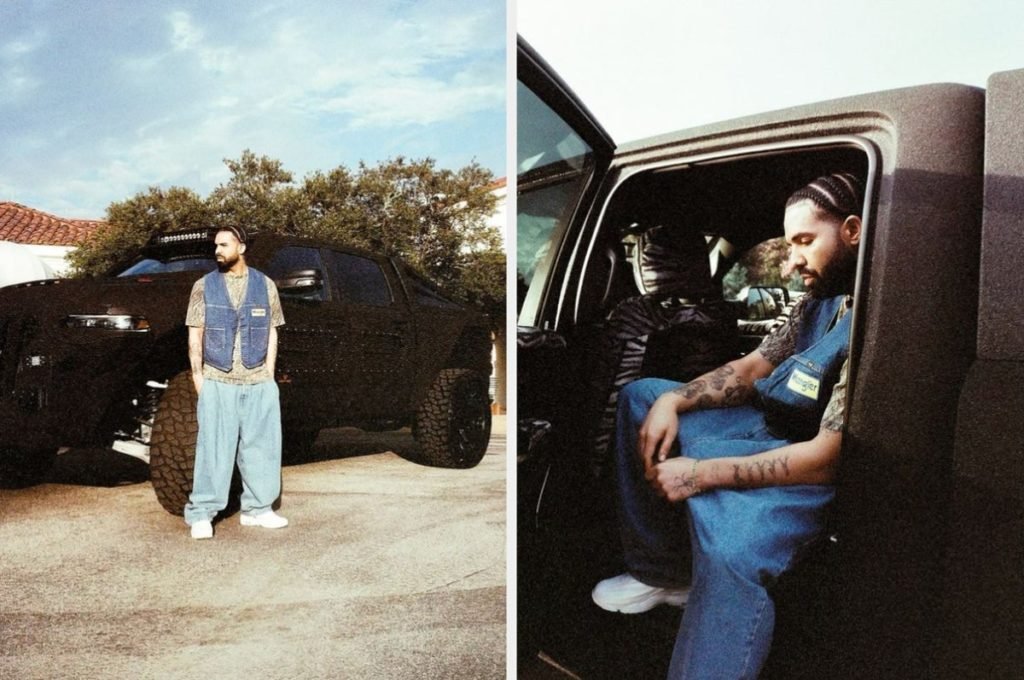 Drake Poses in Front of $200000 Doomsday-Ready Armored Truck - Complex