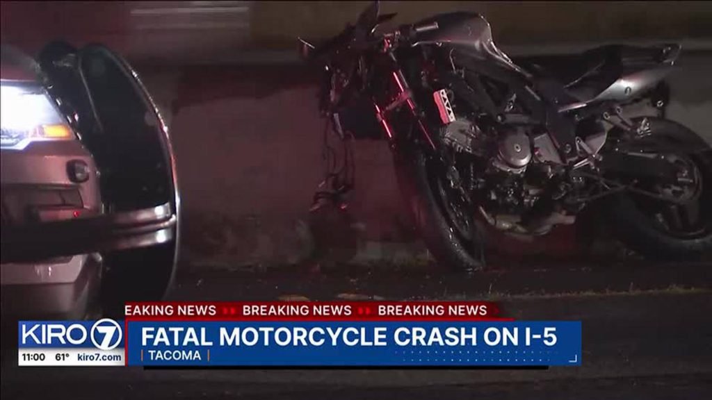 VIDEO: Fatal Motorcycle Crash on I-5 – KIRO 7 News Seattle - KIRO Seattle