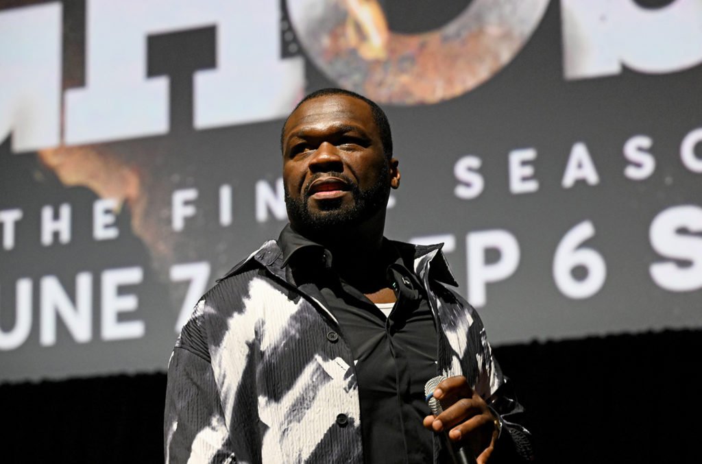 NEW YORK, NEW YORK - JUNE 06: Curtis "50 Cent" Jackson speaks onstage during the ‚ÄúPower Book II: Ghost‚Äù Season 4 New York City Premiere on June 06, 2024 in New York City. (Photo by Slaven Vlasic/Getty Images for STARZ)