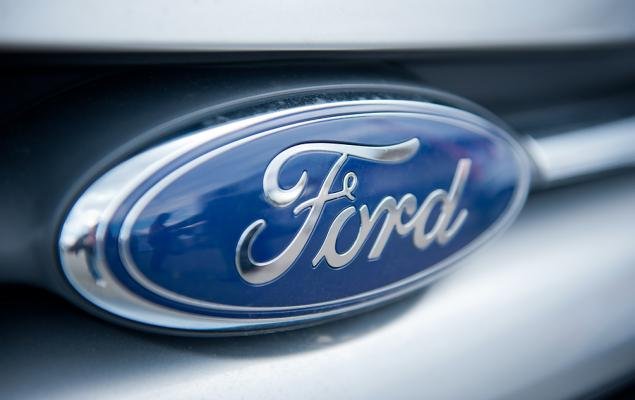 VILNIUS-MAY 9: Ford Sign Close-Up on May 9, 2014 in Vilnius, Lithuania. The Ford Motor Company is an American multinational automaker. Ford is the second-largest U.S.-based automaker.