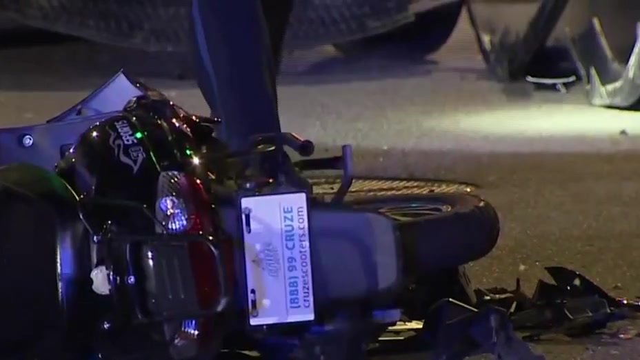 Crash between car, motorcycle in Dorchester sends person to hospital - Boston News, Weather, Sports - Boston News, Weather, Sports | WHDH 7News