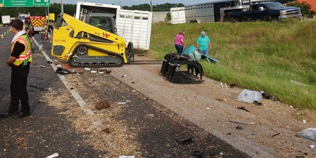 Airborne SUV strikes truck, livestock trailer in fatal Sunday wreck on I-20 near Kilgore - KLTV